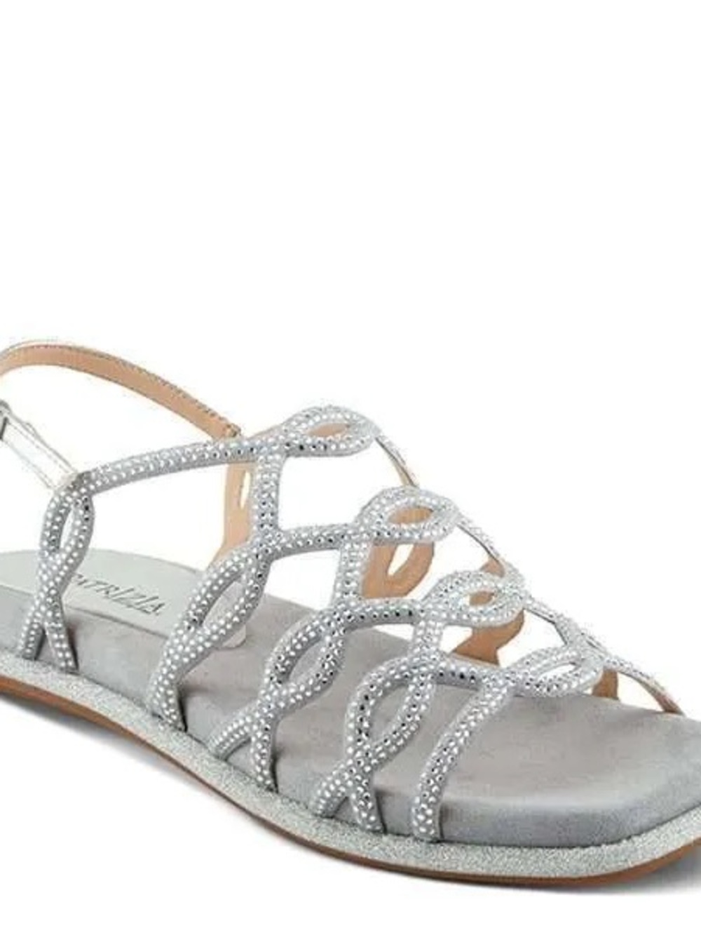 Silver Sparkle Sandal